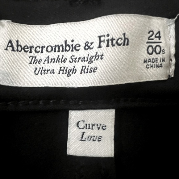 Abercrombie & Fitch The Ankle Straight Ultra High Rise, Love Curve Jeans - Picture 10 of 14